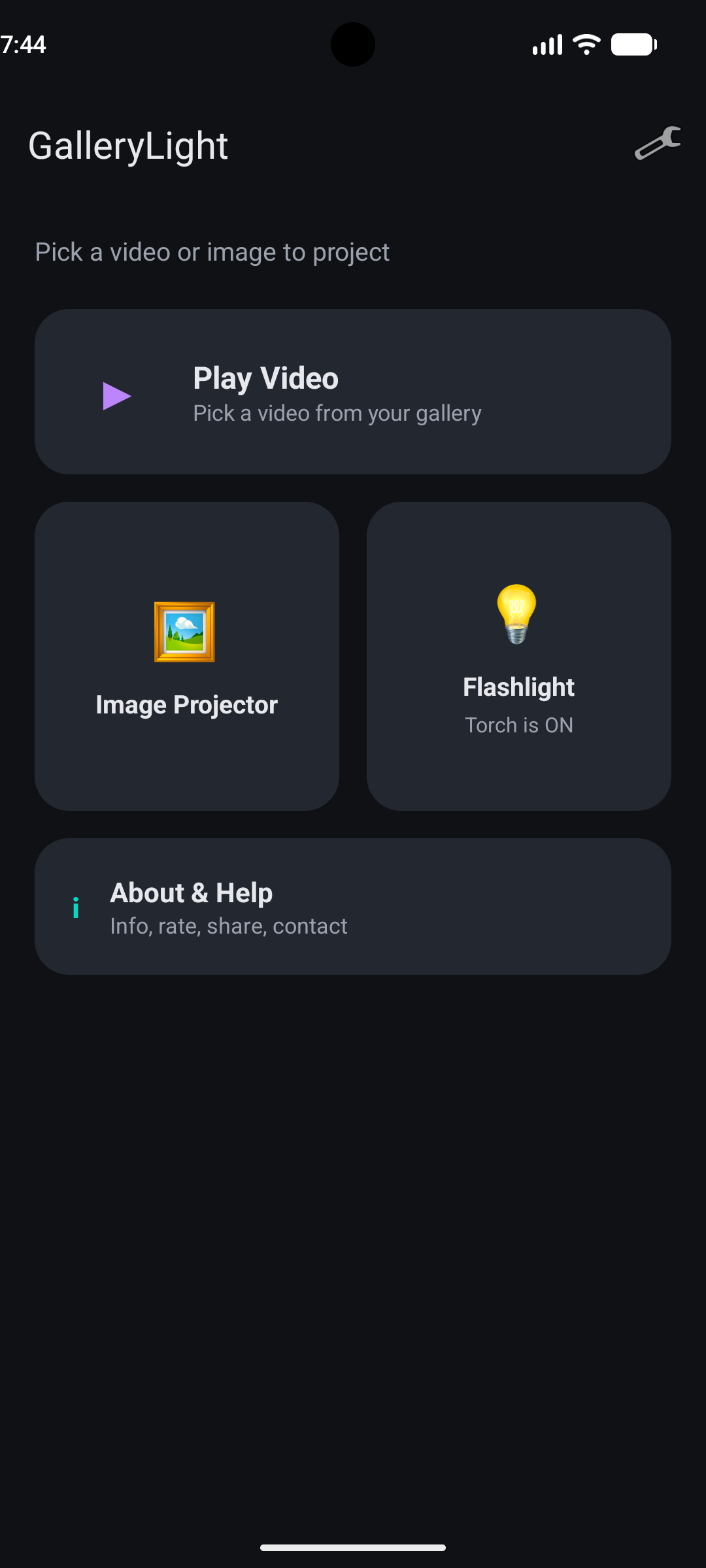 GalleryLight image projector